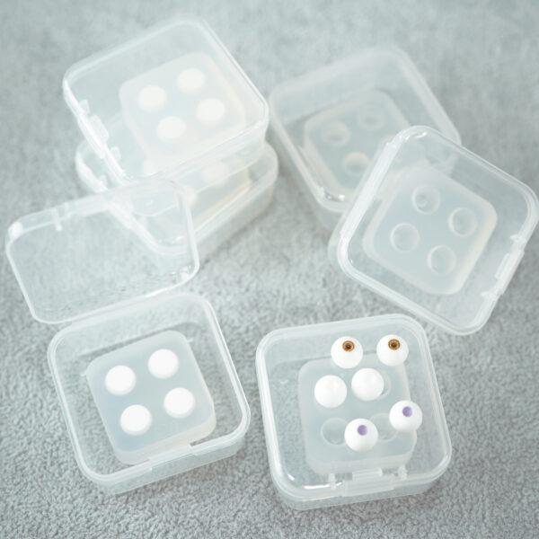 3/4 Round Eye Mold 2–8mm 2 Pairs Set